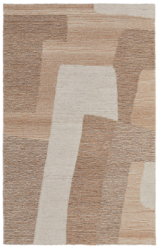 Pollock 8953F Beige/Brown Rug by Feizy