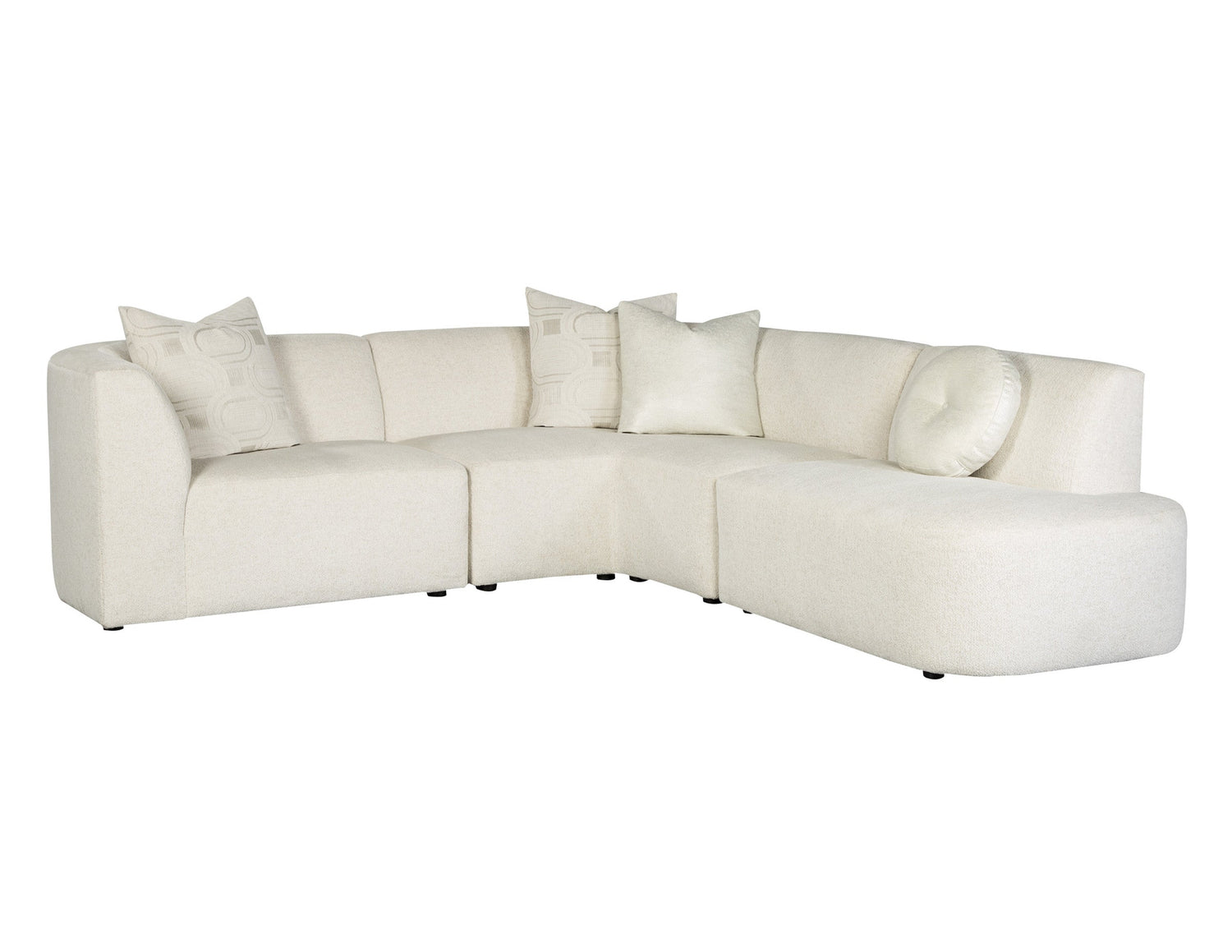 NYLORA modular sectional in natural cream fabric