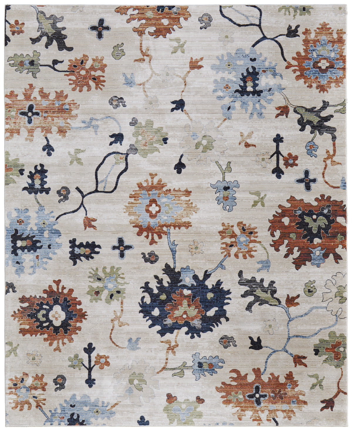 Melrose 39P1F Ivory/Multi Rug by Feizy