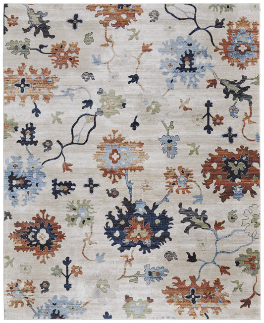 Melrose 39P1F Ivory/Multi Rug by Feizy