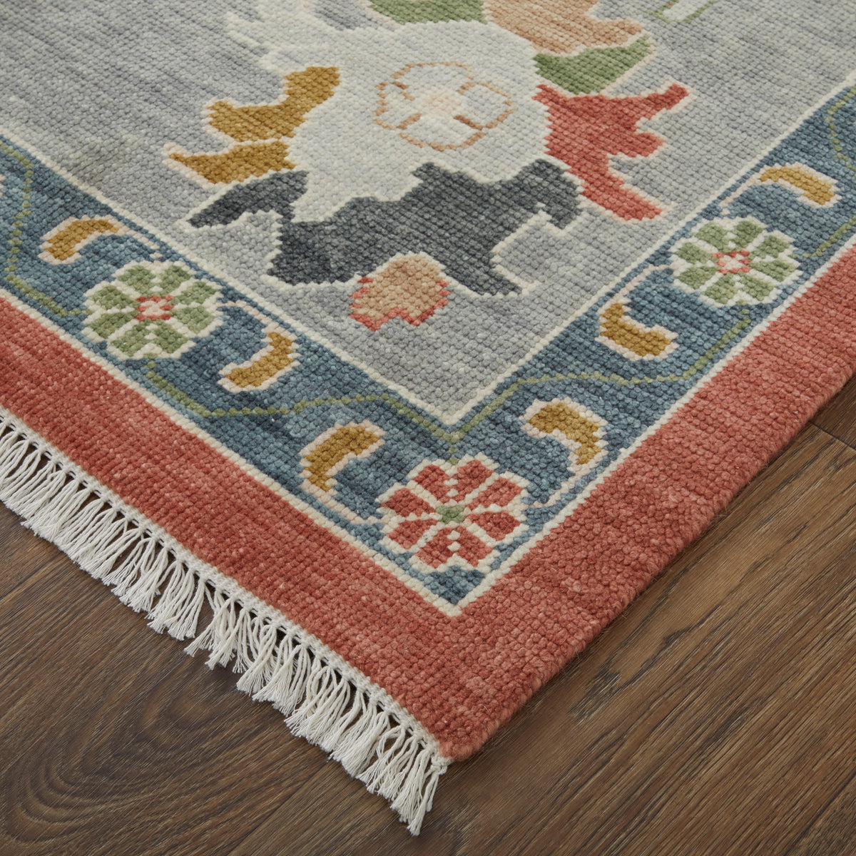 Karina 69G4F Rust/Gray Rug by Feizy