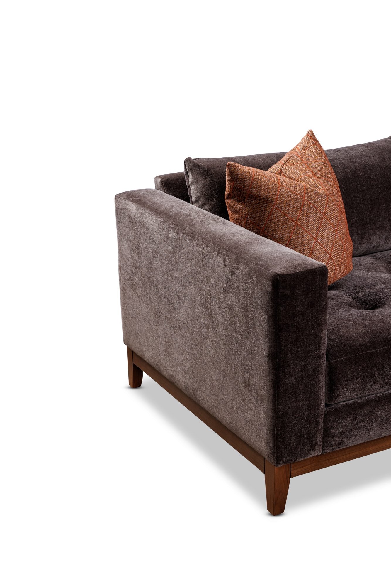 ANNABEL button-tufted seat detail