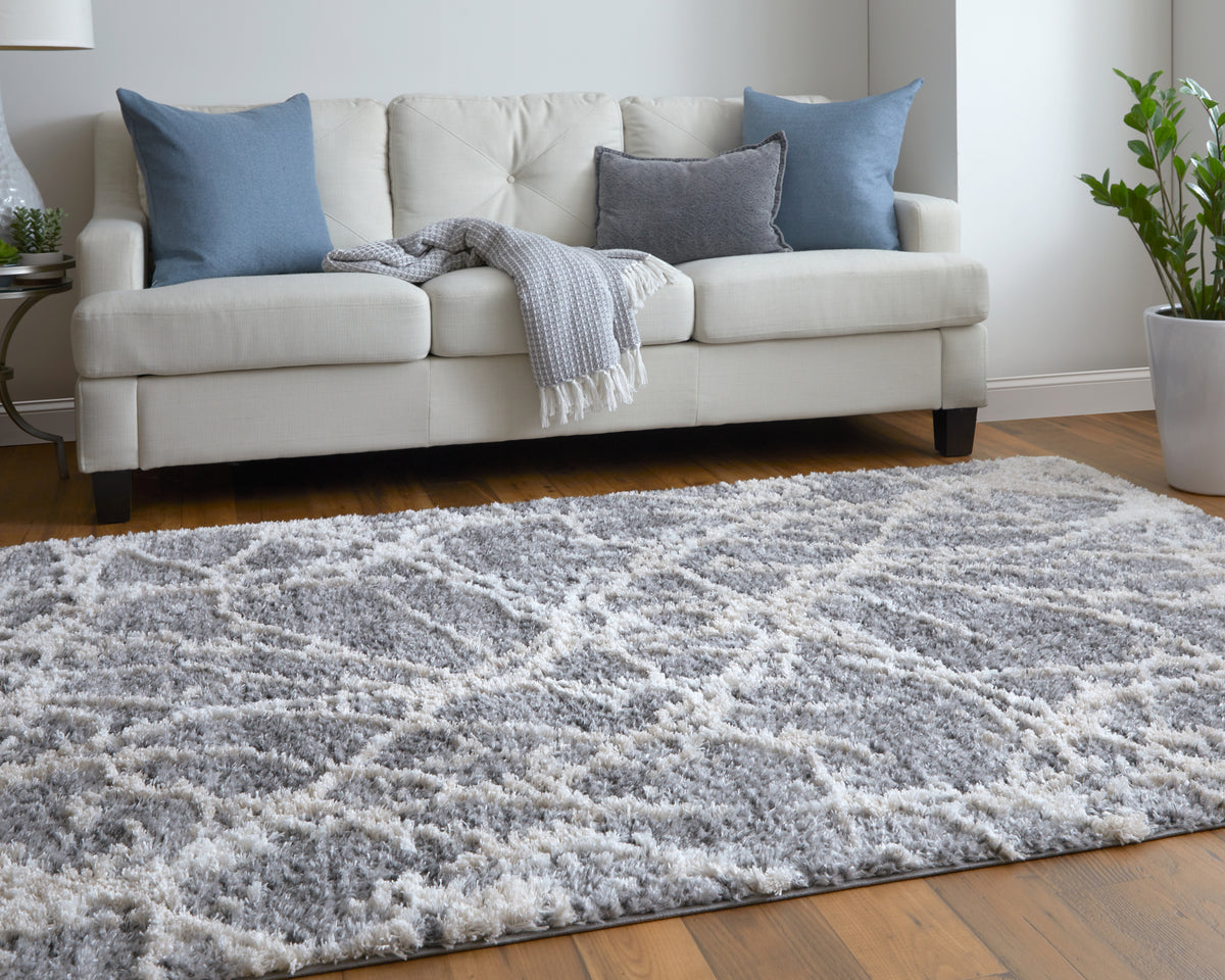 Mynka 39IDF Gray/Beige Rug by Feizy