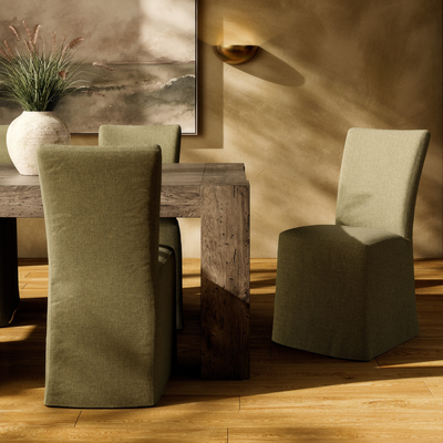 Vista Slipcovered Dining Chair by Four Hands