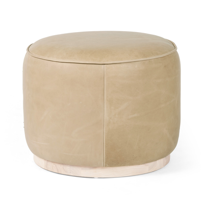 Sinclair Round Ottoman by Four Hands