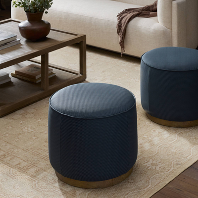 Sinclair Round Ottoman by Four Hands
