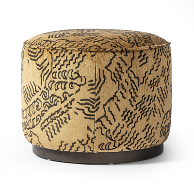 Sinclair Round Ottoman by Four Hands