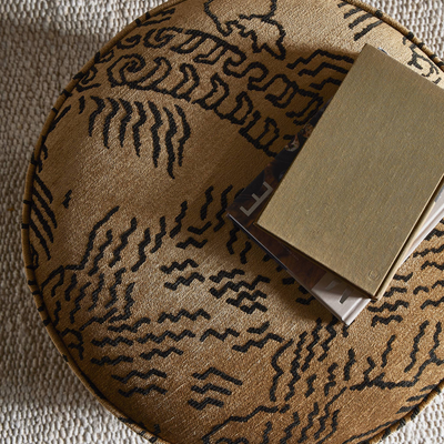 Sinclair Round Ottoman by Four Hands
