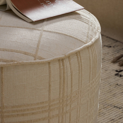 Sinclair Round Ottoman by Four Hands