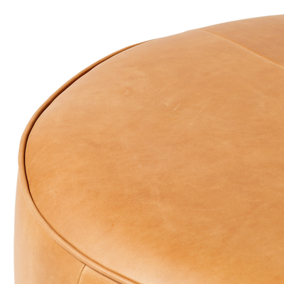 Sinclair Large Round Ottoman by Four Hands