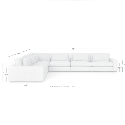 Bloor 6-Piece Sectional by Four Hands