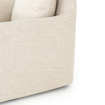 Banks Slipcover Swivel Chair