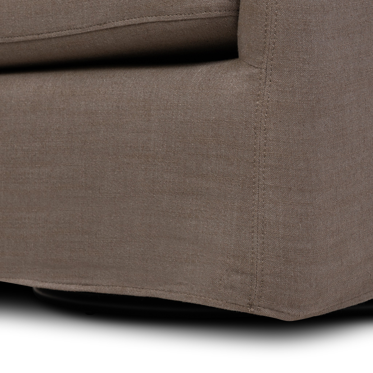 Banks Slipcover Swivel Chair
