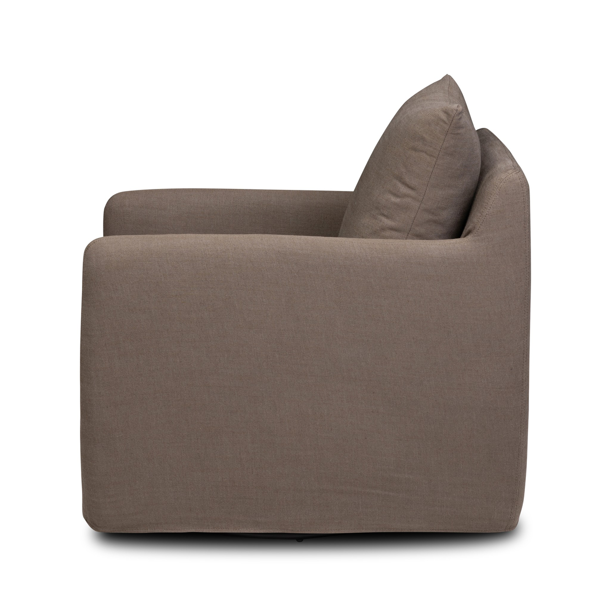 Banks Slipcover Swivel Chair