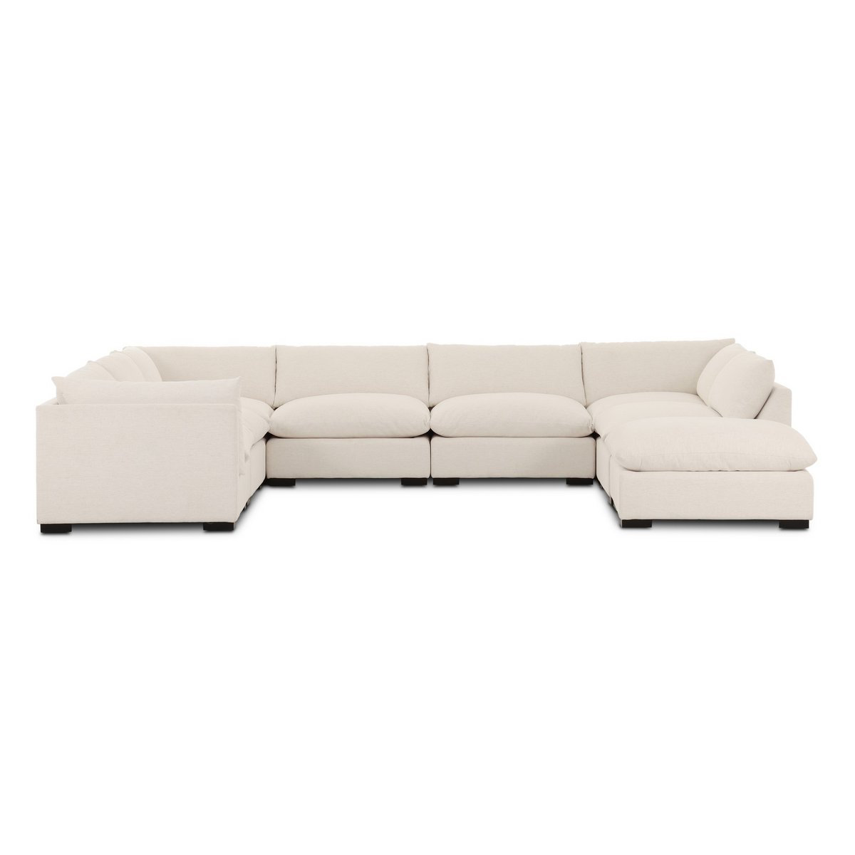 Westwood 7-Piece Sectional + Ottoman by Four Hands