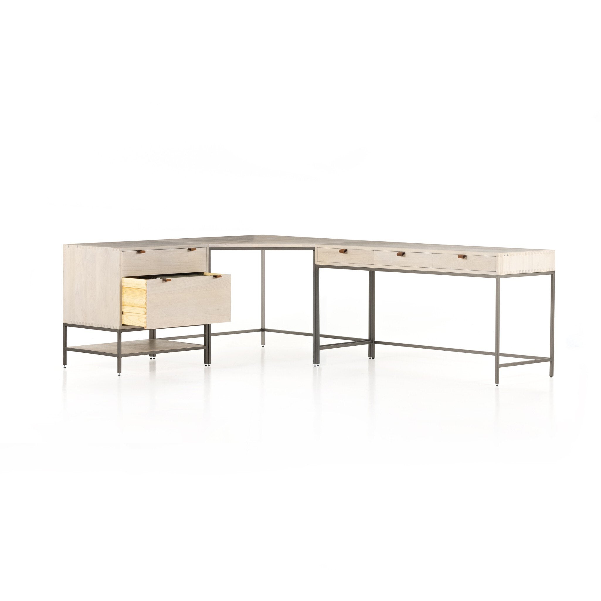 Trey Filing Cabinet Desk System