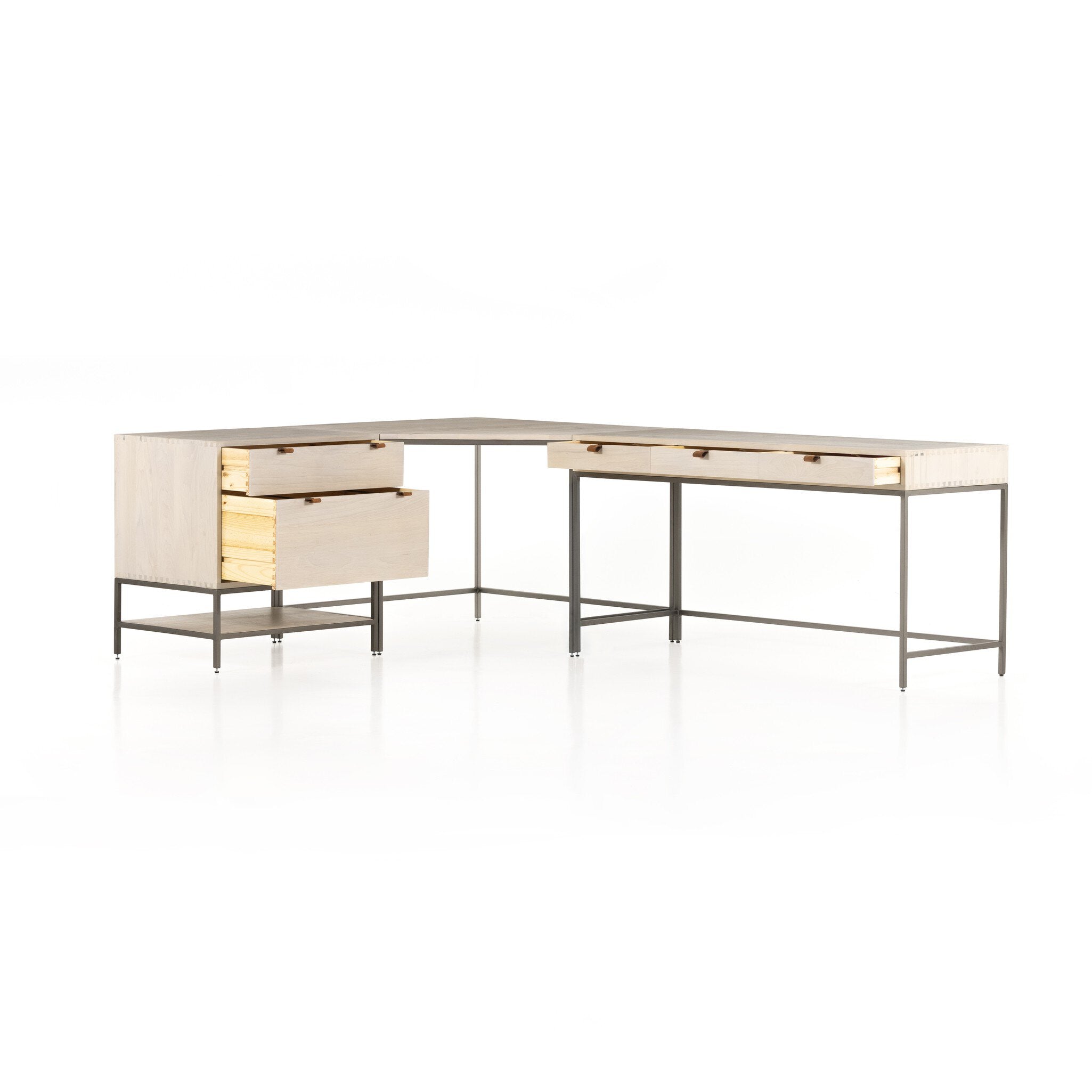 Trey Filing Cabinet Desk System