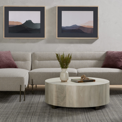 Hudson Round Coffee Table by Four Hands