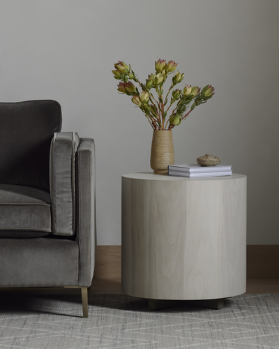 Hudson Round End Table by Four Hands