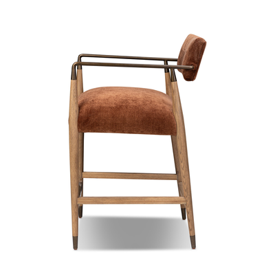 Waldon Bar + Counter Stool by Four Hands