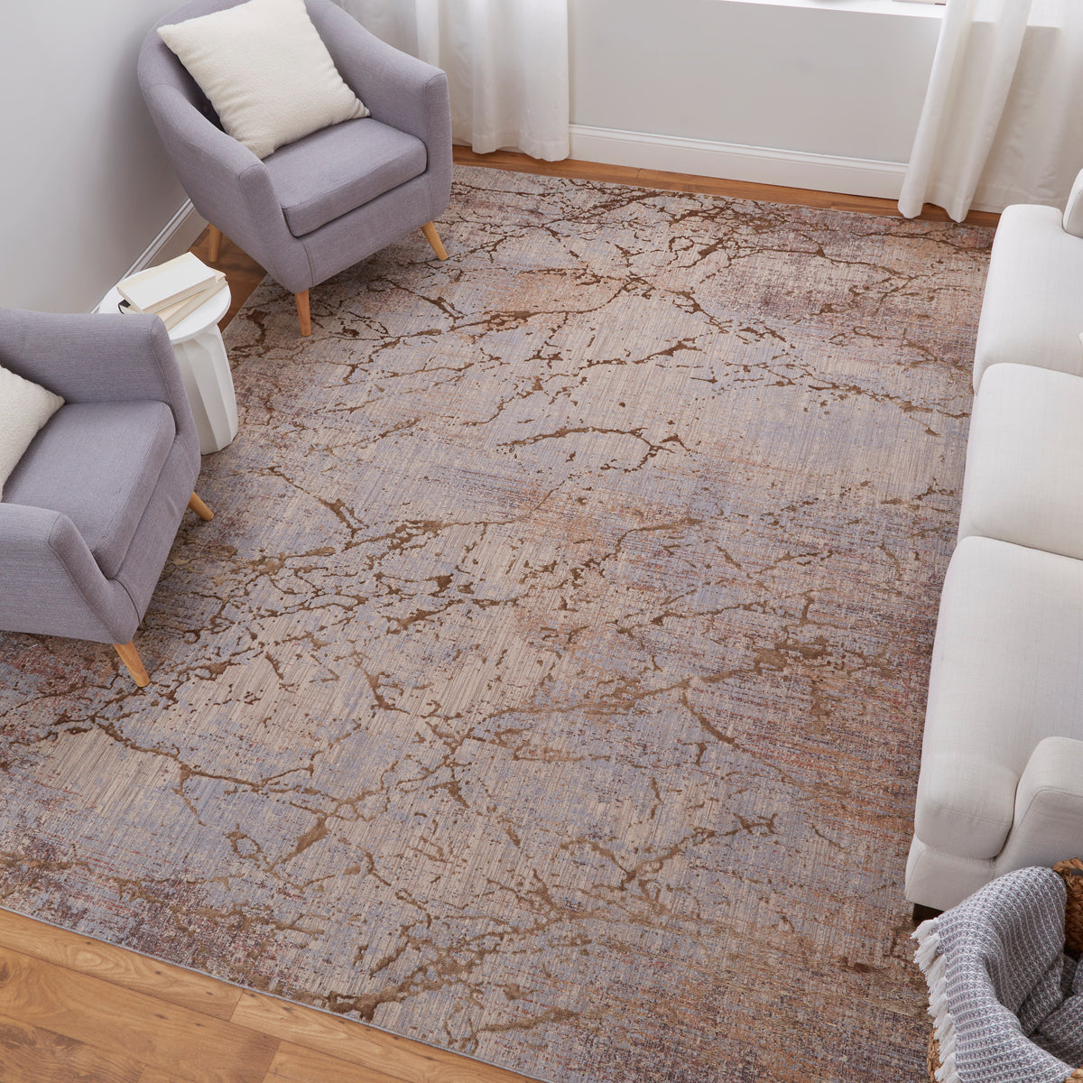 Pryor 39NEF Copper/Multi Rug by Feizy