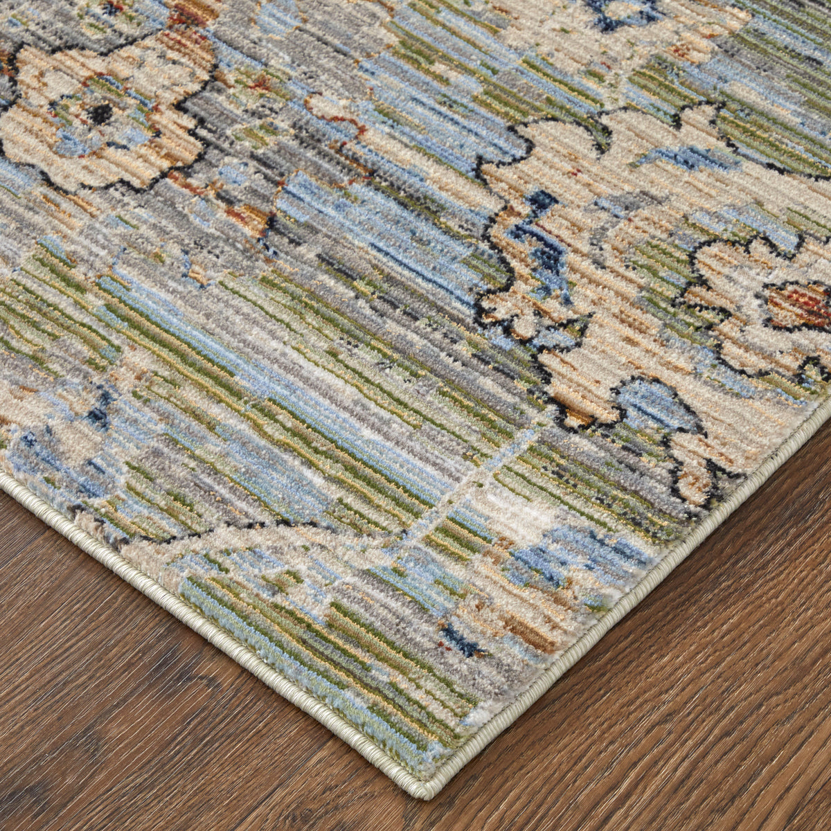 Melrose 39P3F Green/Ivory Rug by Feizy