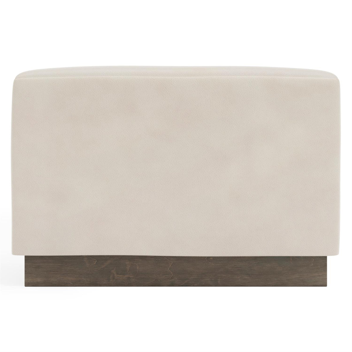 Merino Leather Ottoman by Bernhardt
