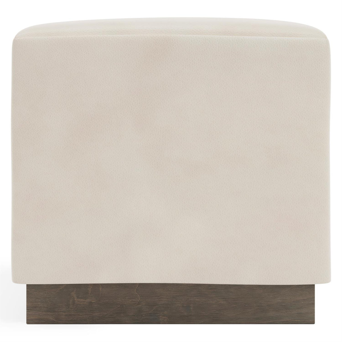 Merino Leather Ottoman by Bernhardt