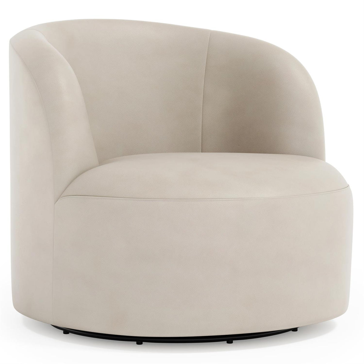 Elle Leather Swivel Chair (1562SL) by Bernhardt