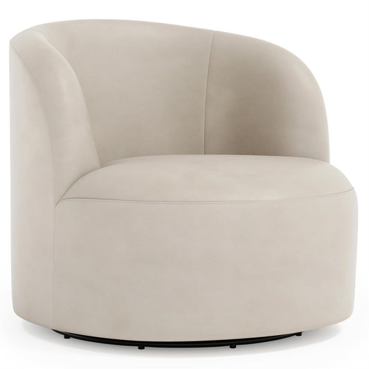 Elle Leather Swivel Chair (1562SL) by Bernhardt