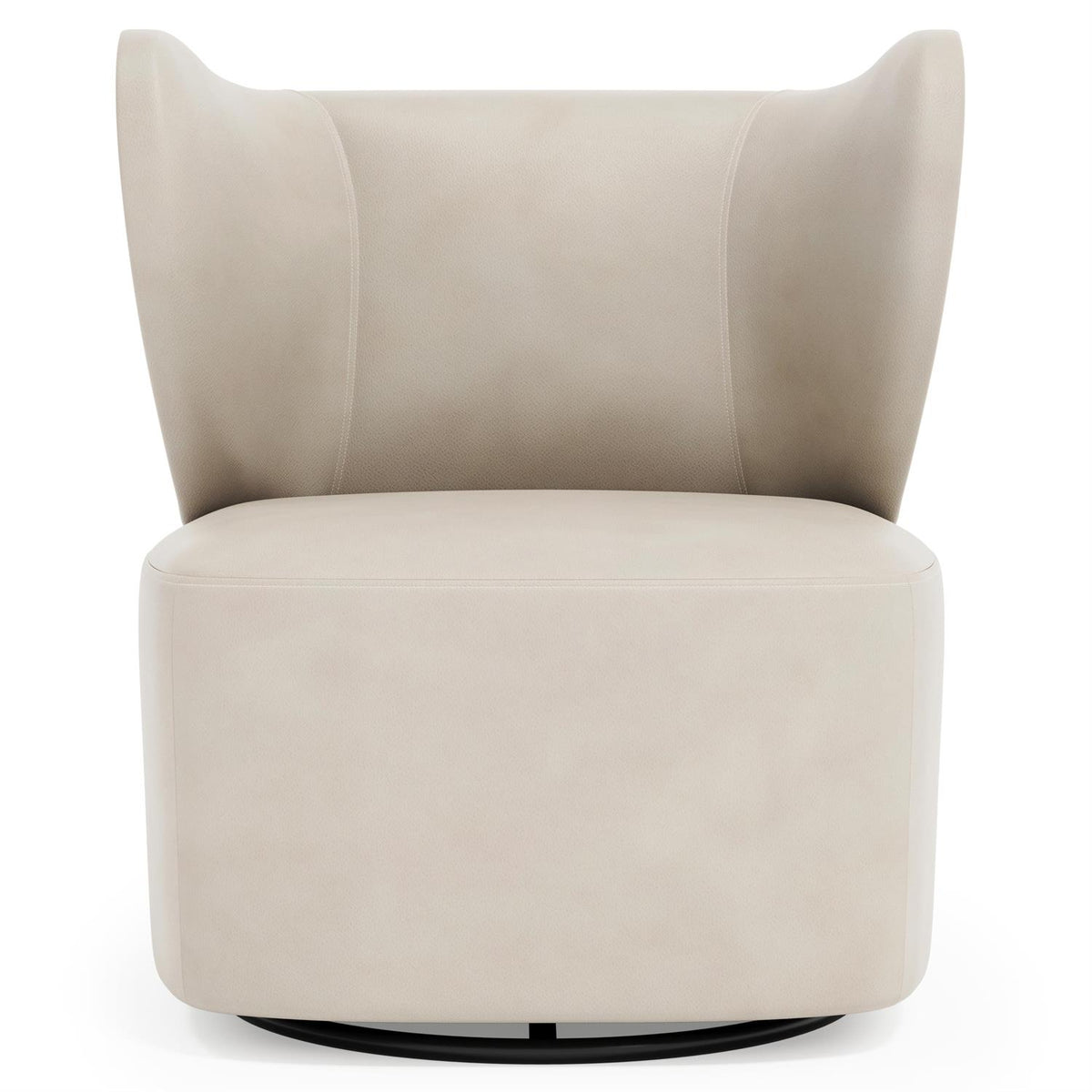 Oliver Leather Swivel Chair (1714SL) by Bernhardt
