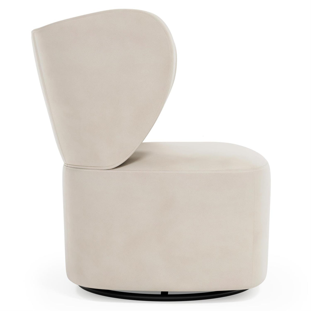Oliver Leather Swivel Chair (1714SL) by Bernhardt