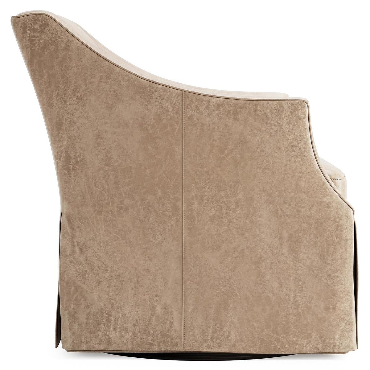 Clayton Leather Swivel Chair (1741SLQ) by Bernhardt