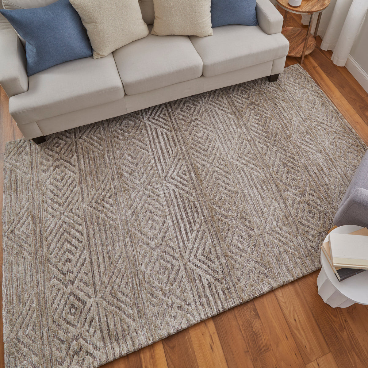 Colton 8791F Brown Rug by Feizy