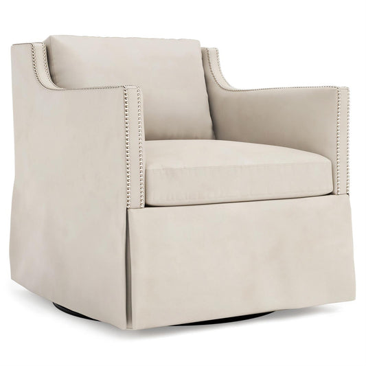 Delaney Leather Swivel Chair (1803SL) by Bernhardt