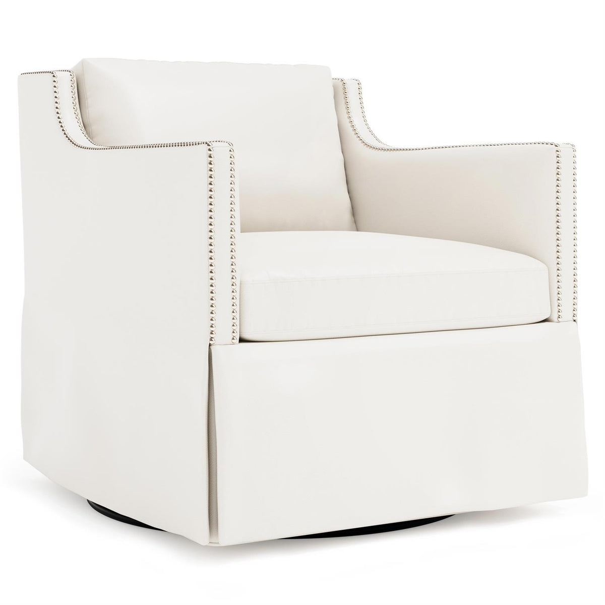 Delaney Leather Swivel Chair (1803SLQ) by Bernhardt