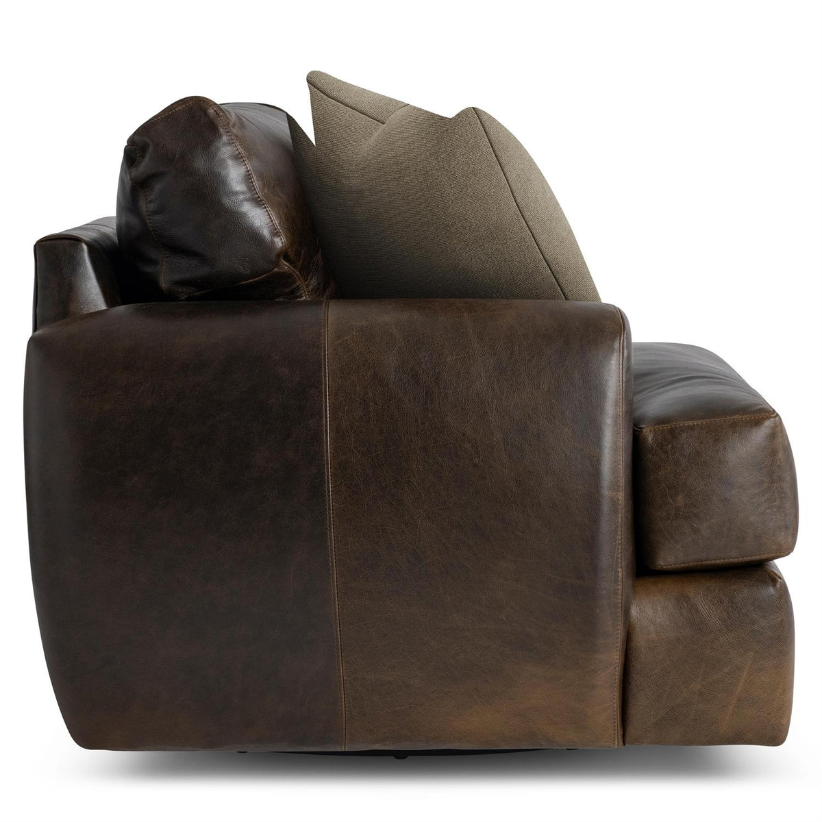 Cameron Leather Swivel Chair (1902SLO) by Bernhardt