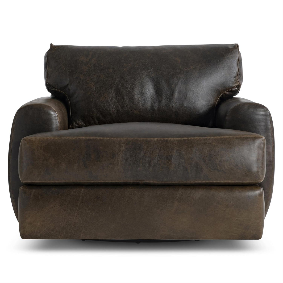 Cameron Leather Swivel Chair (1902SLO) by Bernhardt