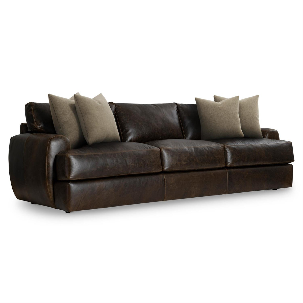 Cameron Leather Sofa (1907LO) by Bernhardt
