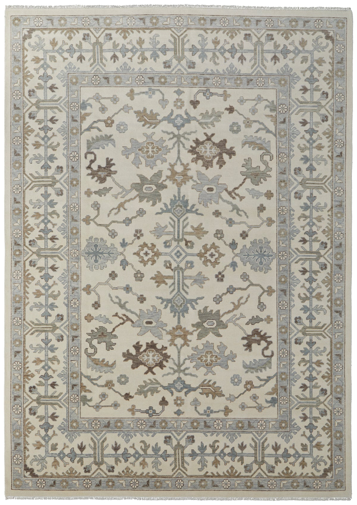 Karina 69G5F Beige/Gray Rug by Feizy