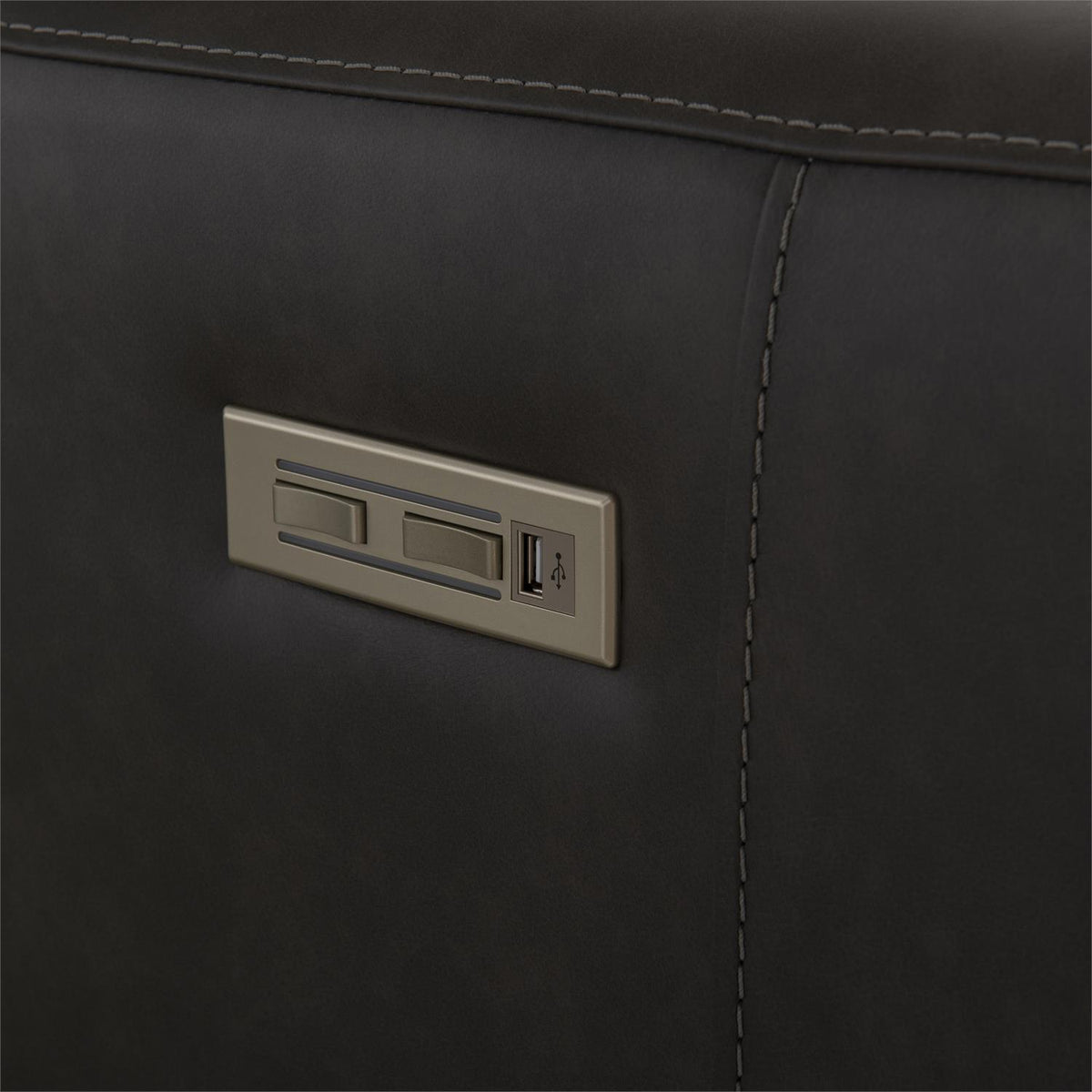 Germain Leather Power Motion Sofa by Bernhardt