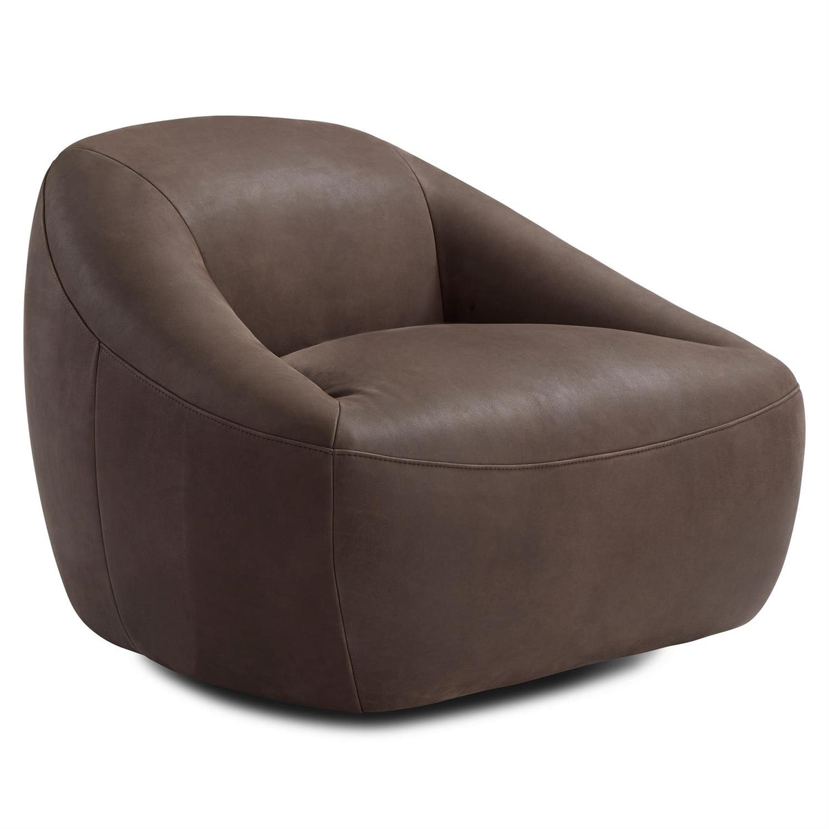 Quincy Leather Swivel Chair (203SLCO) by Bernhardt
