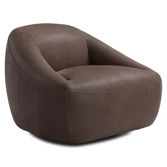 Quincy Leather Swivel Chair (203SLCO) by Bernhardt