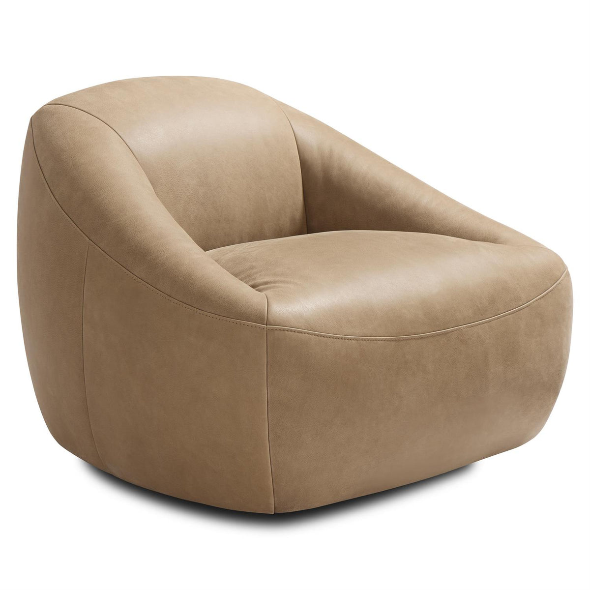 Quincy Leather Swivel Chair (203SLO) by Bernhardt