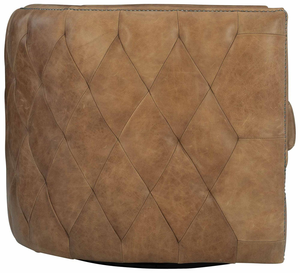 Palazzo Leather Swivel Chair (212SLCO) by Bernhardt
