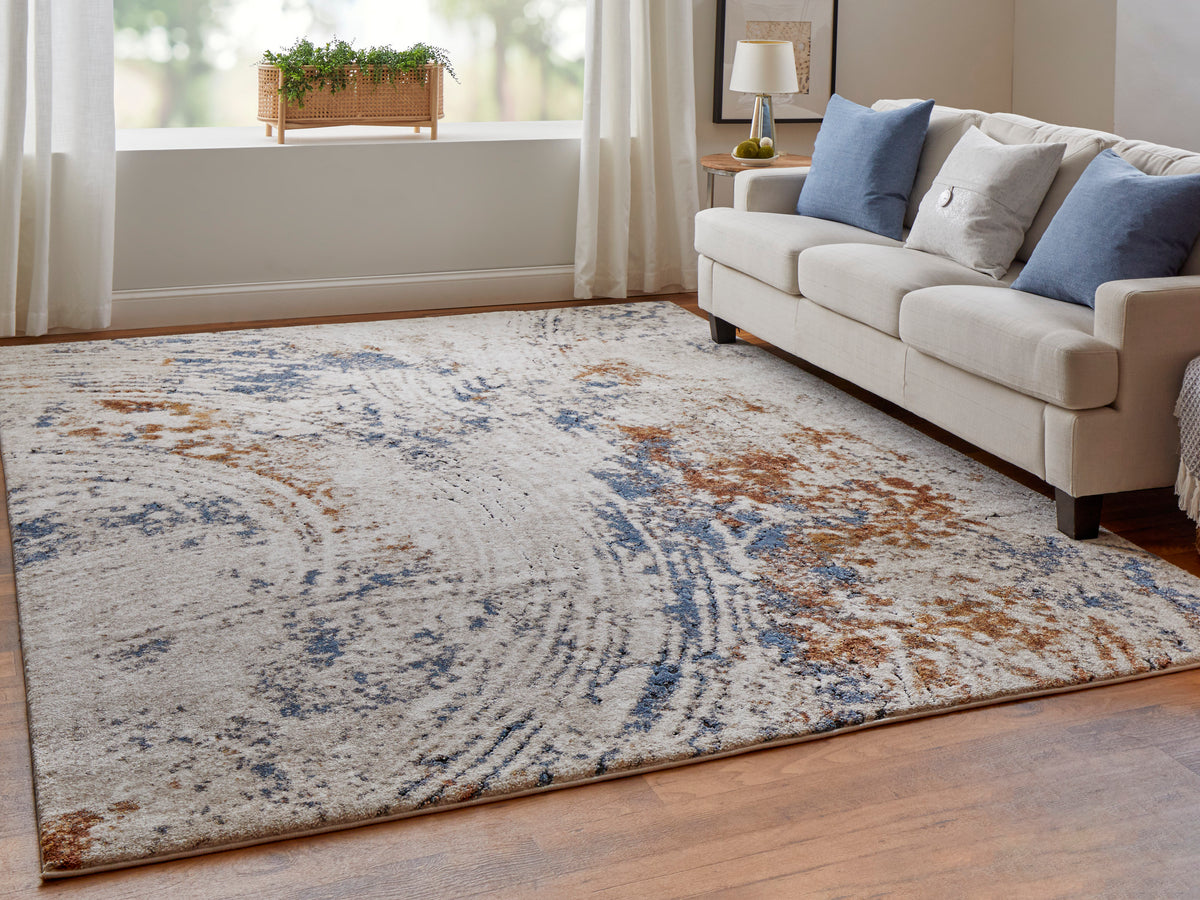 Gilmore 39MMF Ivory/Rust Rug by Feizy