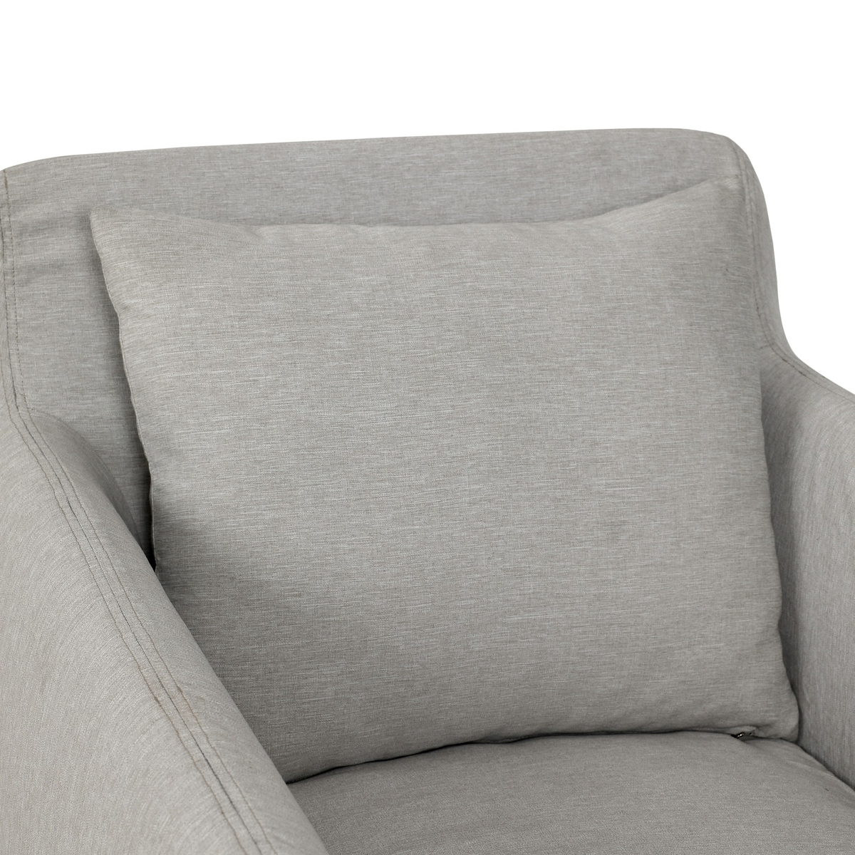 Dade Outdoor Slipcover Swivel Chair