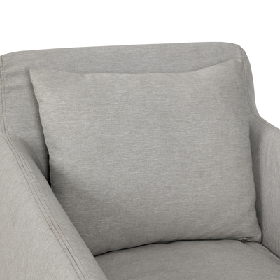 Dade Outdoor Slipcover Swivel Chair