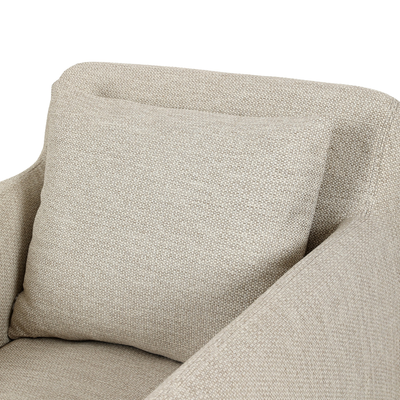 Dade Outdoor Slipcover Swivel Chair