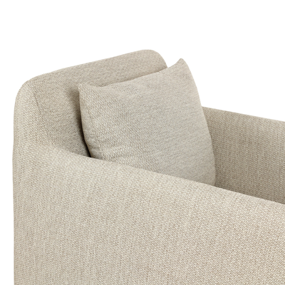 Dade Outdoor Slipcover Swivel Chair